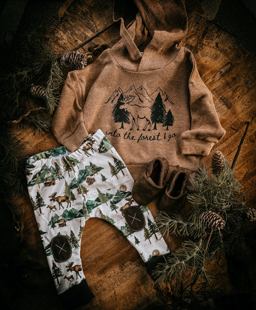 Into The Forest  | Waffle Hoodie